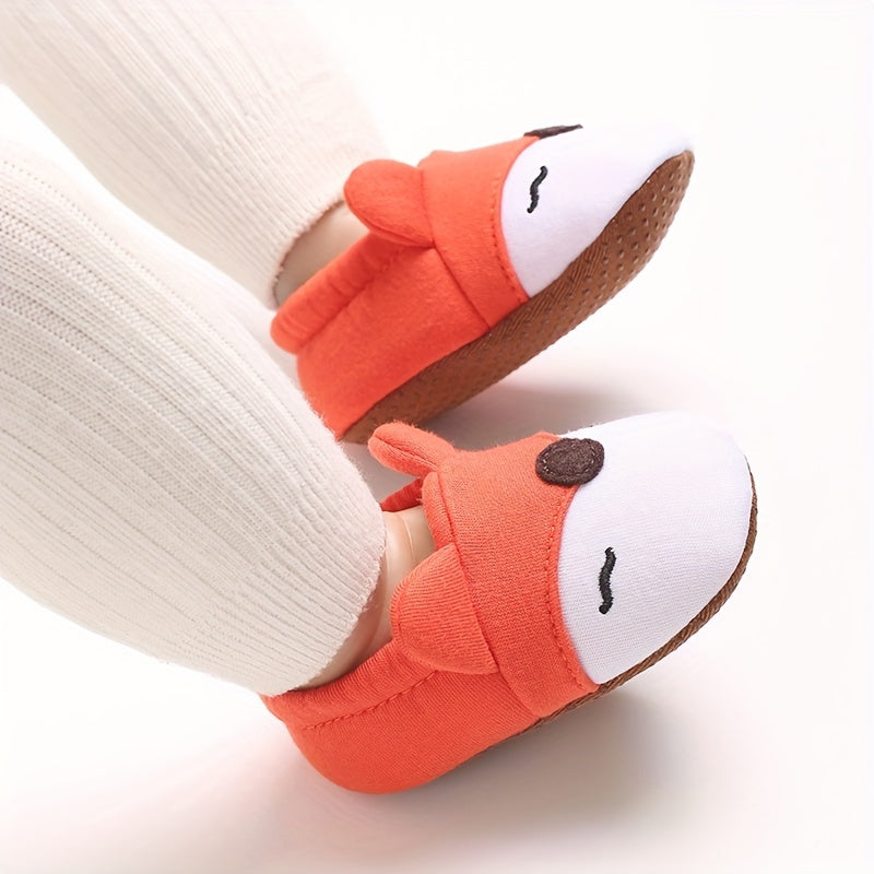 Tênis de deslizar fofos para bebês meninas e meninos, leves e antiderrapantes para caminhadas na primavera e outono