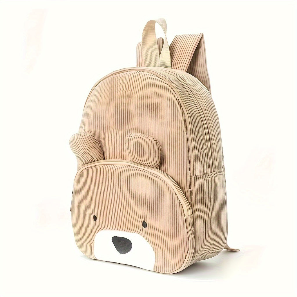 Descubra a Mochila Infantil de Urso em Veludo da Toosly. Conforto e segurança para os pequenos. Ideal para passeios e escola.