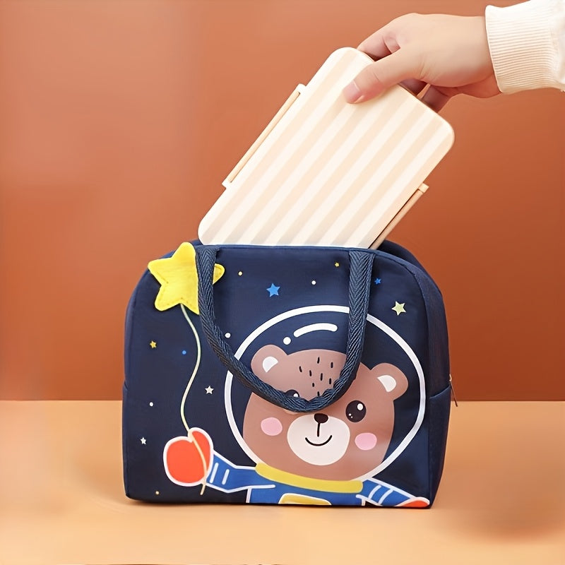 Novo saco térmico criativo 3D tridimensional, bolsa refrigerada portátil fofa, sacola leve e simples, ideal para trabalho, escola, atividades ao ar livre, não contato com alimentos