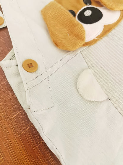 Primeiros Shorts de Verão - Shorts Listrados com Bolso Falso | Shorts Fofos e Práticos para Meninas (Lavagem à Mão), Perfeitos para Atividades ao Ar Livre