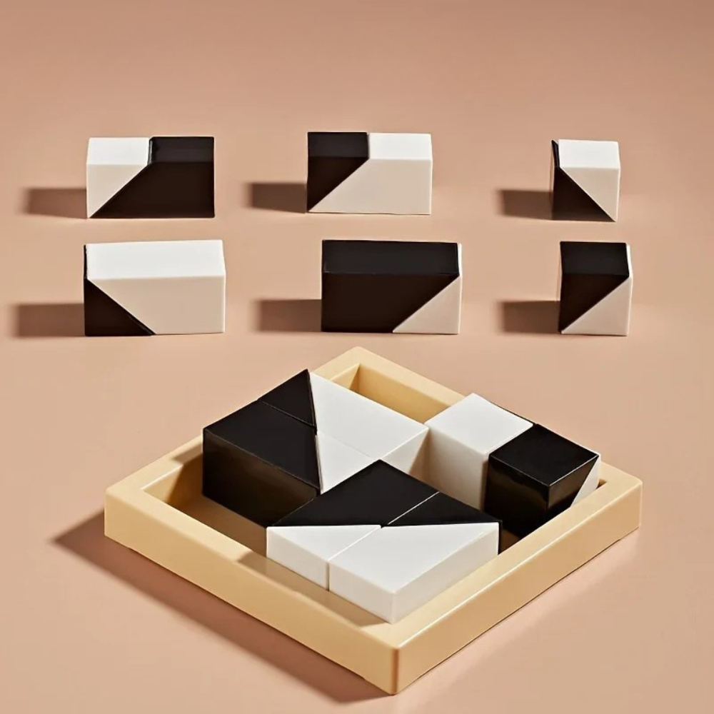 Descubra o Quebra-Cabeça de Blocos Ocultos da Toosly. Estimula o raciocínio lógico e é perfeito para crianças. Confira!