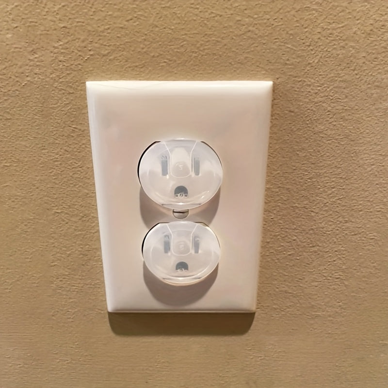 Capas de Proteção de Tomadas de Plástico em Packs de 5, 10 ou 15, Projetadas para Manter as Tomadas Livres de Pó, Ideais para Uso Doméstico e no Escritório.