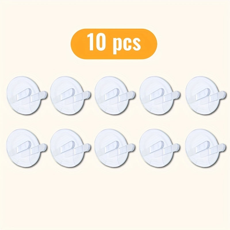 Capas de Proteção de Tomadas de Plástico em Packs de 5, 10 ou 15, Projetadas para Manter as Tomadas Livres de Pó, Ideais para Uso Doméstico e no Escritório.