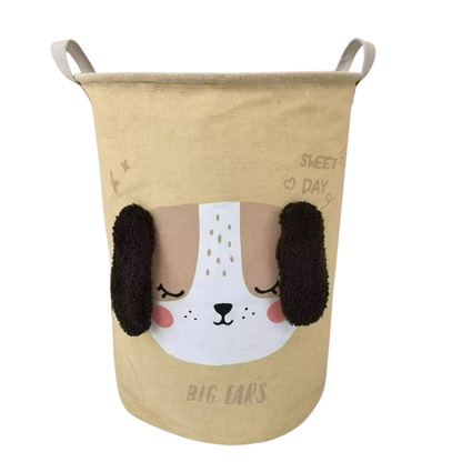 Cesto Dobrável Quardrado Organizador Multiuso Animal