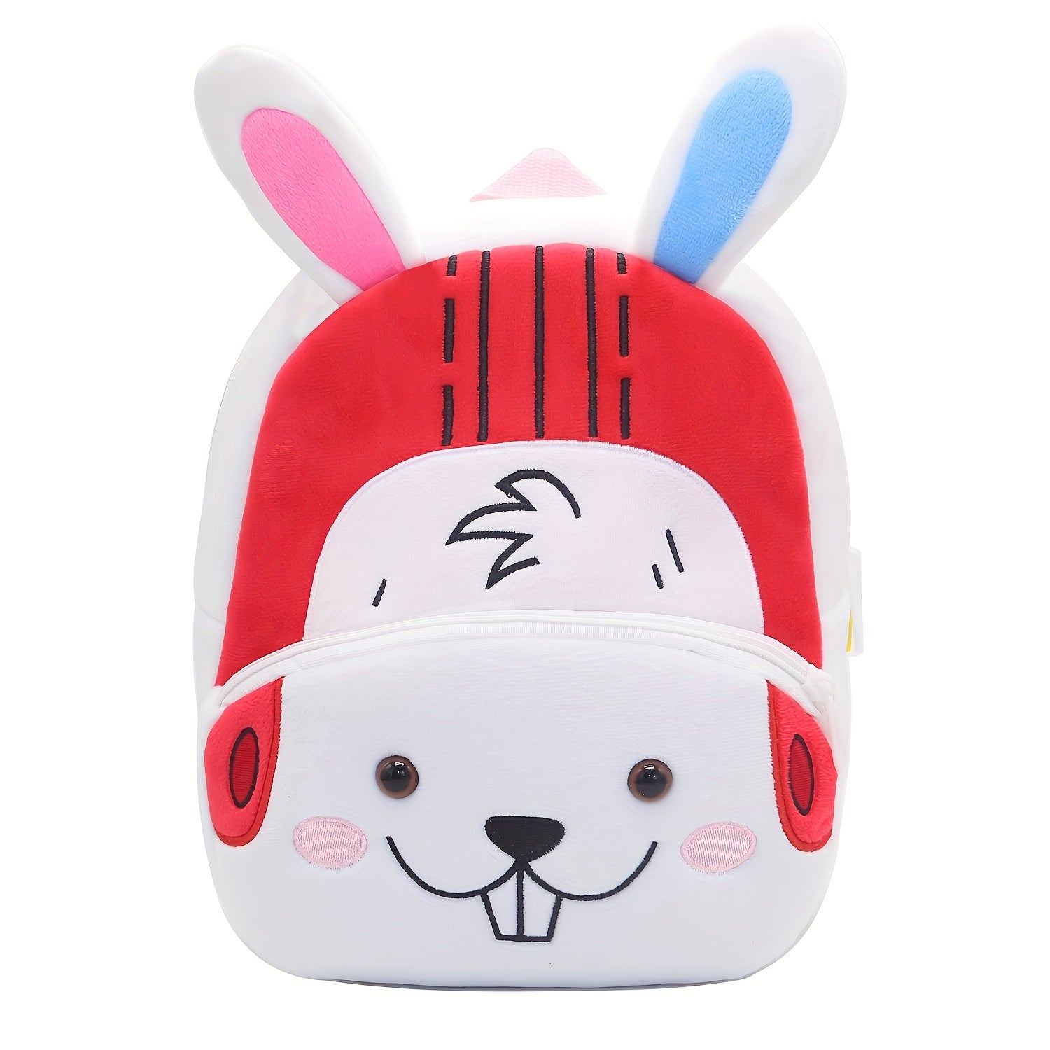 Mochila de desporto com animais de desenho animado, mochila de peluche fofa para viagens de jovens - Mochila escolar durável para saídas e campus, design elegante para rapazes e raparigas