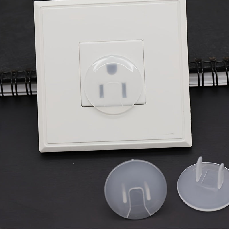 Capas de Proteção de Tomadas de Plástico em Packs de 5, 10 ou 15, Projetadas para Manter as Tomadas Livres de Pó, Ideais para Uso Doméstico e no Escritório.