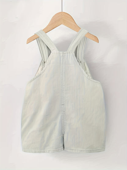 Primeiros Shorts de Verão - Shorts Listrados com Bolso Falso | Shorts Fofos e Práticos para Meninas (Lavagem à Mão), Perfeitos para Atividades ao Ar Livre