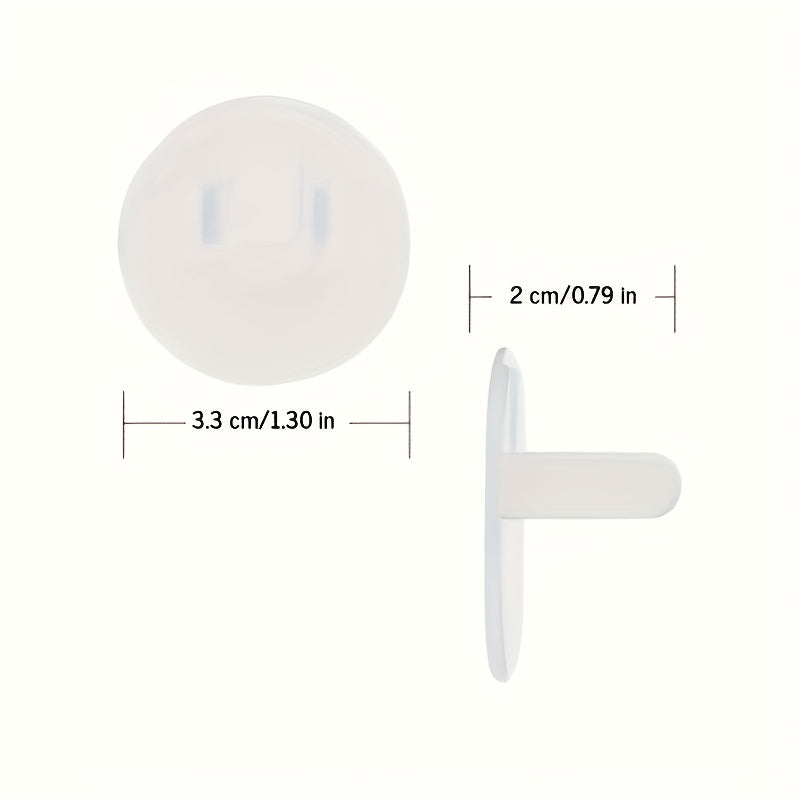 Capas de Proteção de Tomadas de Plástico em Packs de 5, 10 ou 15, Projetadas para Manter as Tomadas Livres de Pó, Ideais para Uso Doméstico e no Escritório.
