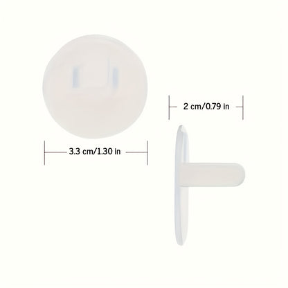 Capas de Proteção de Tomadas de Plástico em Packs de 5, 10 ou 15, Projetadas para Manter as Tomadas Livres de Pó, Ideais para Uso Doméstico e no Escritório.