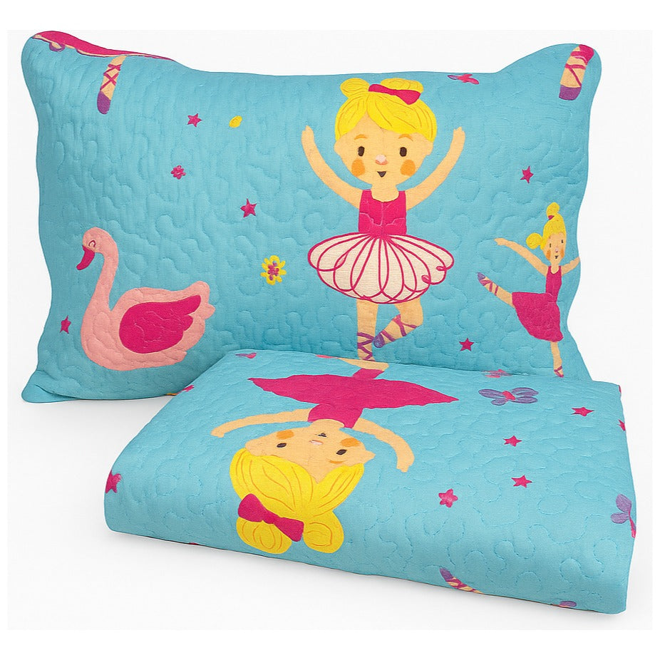 Kit Colcha Cobre Leito Bouti Infantil Menino Menina Solteiro 2 Pçs