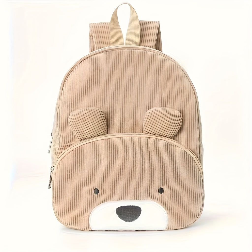Descubra a Mochila Infantil de Urso em Veludo da Toosly. Conforto e segurança para os pequenos. Ideal para passeios e escola.