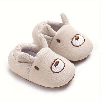 Tênis de deslizar fofos para bebês meninas e meninos, leves e antiderrapantes para caminhadas na primavera e outono