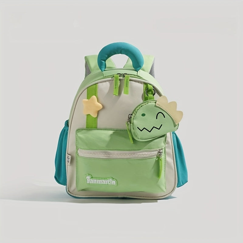Mochila de Desenho Animado de Panda Fofa para Jovens - Alças Ajustáveis Leves, Forro Durável de Poliéster, Lavável à Mão, Perfeita para Escola e Aventuras ao Ar Livre, Bolsa Infantil para Atividades Externas | Design Divertido para Jovens | Alças Ajustáveis para Jovens
