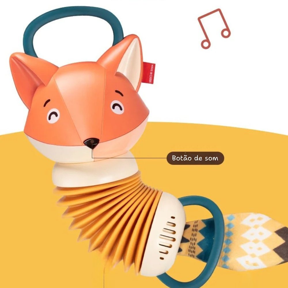 Descubra o Acordeão Animais Montessori da Toosly, a escolha perfeita para estimular a introdução musical de maneira leve e divertida. Confira!