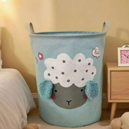 Cesto Dobrável Quardrado Organizador Multiuso Animal