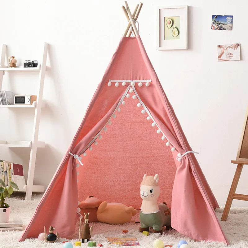 Toosly tenda 1.35/1.6m jogar casa wigwam para crianças tenda para crianças tenda tenda dobrável lavável tenda tenda para crianças