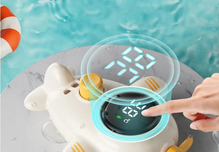 Toosly termômetro de banho para bebês, banheira, chuveiro, termômetro de água, sensor de temperatura seguro, à prova d'água, utensílios de cuidados com o bebê