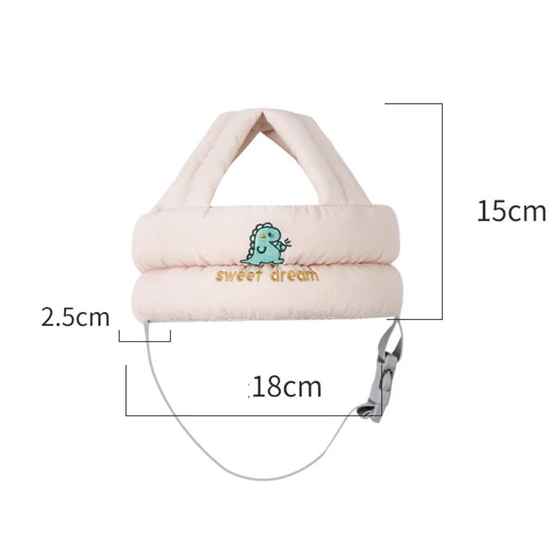 Toosly novo capacete de segurança do bebê cabeça proteção chapéu da criança anti-queda almofada crianças aprender a andar crash cap ajustável capacete de proteção