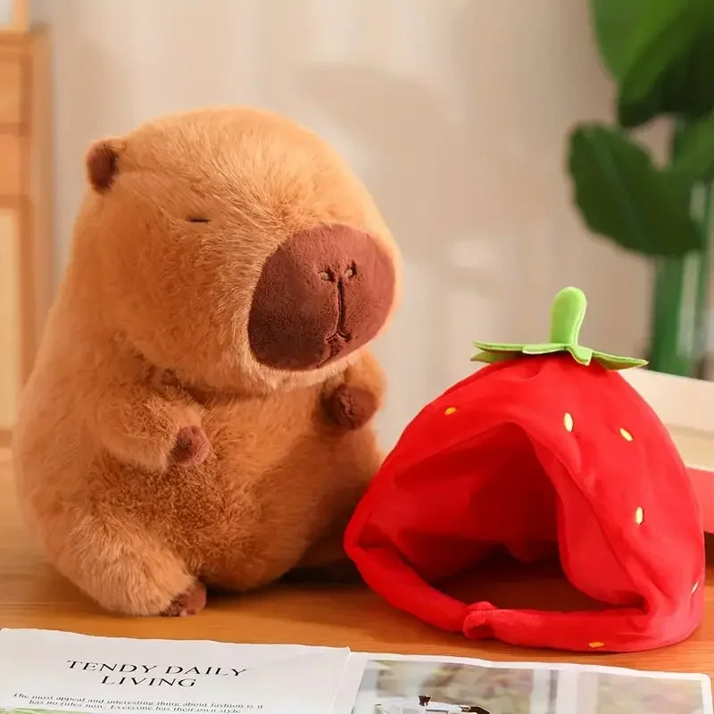 Toosly capivara de pelúcia fofos, boneca macia, presente de Natal, Ação de Graças, 15-30cm