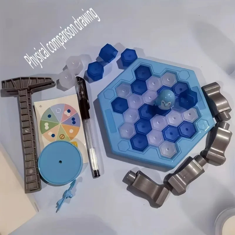 Jogo Pinguim Quebra-Gelo - Teste sua estratégia sem deixar o pinguim cair!