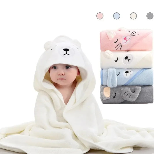Toosly roupão de banho infantil, toalha de banho para meninos e meninas, cobertores com capuz, desenho animado, toalha de lã coral, cobertor para recém-nascidos, cama para crianças