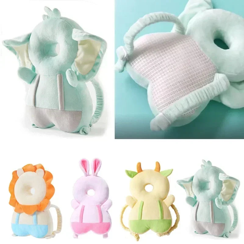 Toosly protetor de cabeça de bebê 1-3t, almofada de segurança para trás, prevenção de feridas, anjo, abelha, desenho animado, travesseiros de segurança, arnês protetor