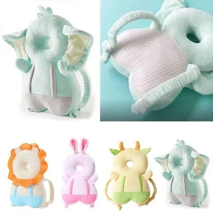 Toosly protetor de cabeça de bebê 1-3t, almofada de segurança para trás, prevenção de feridas, anjo, abelha, desenho animado, travesseiros de segurança, arnês protetor