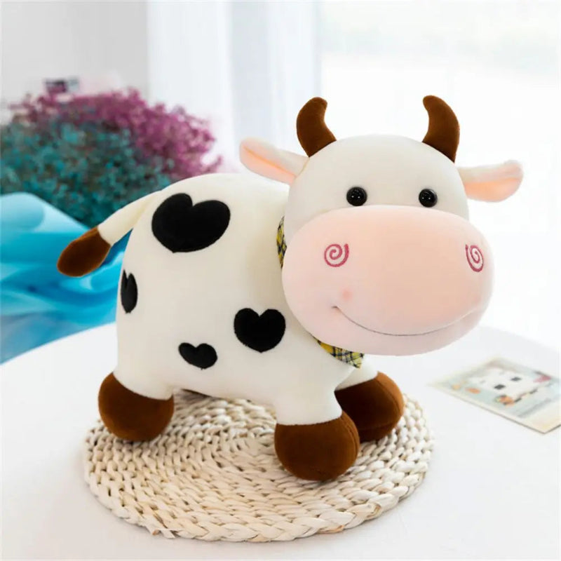 Toosly vaquinha pelúcia para crianças, bichos de pelúcia, boneca Animal, Sorriso Gado, Decoração para casa