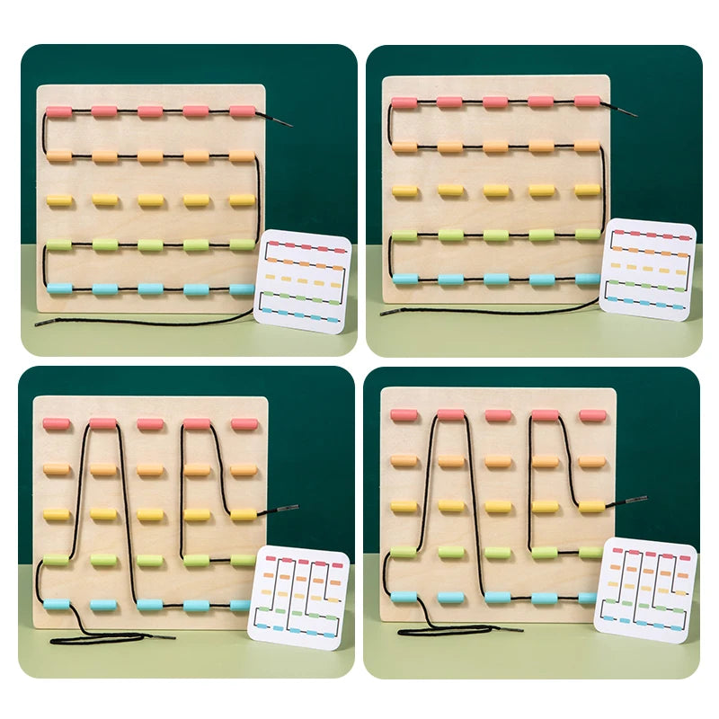 Toosly brinquedo de corda divertido e educacional, treinamento de coordenação mão-olho, jogo de iluminação de educação infantil para bebês 3+