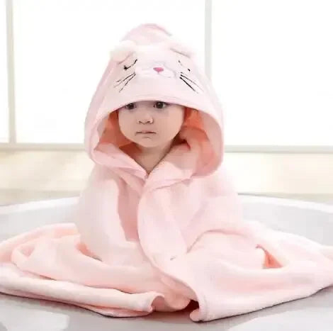Toosly roupão de banho infantil, toalha de banho para meninos e meninas, cobertores com capuz, desenho animado, toalha de lã coral, cobertor para recém-nascidos, cama para crianças