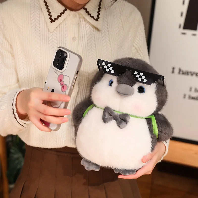 Toosly pinguim gordo macio brinquedo de pelúcia bonito casal pinguim pele boneca brinquedo decoração para casa brinquedo presente aniversário