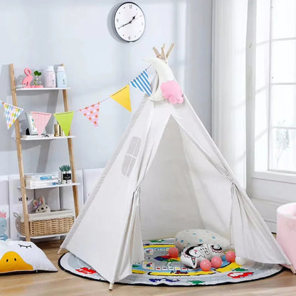 Toosly tenda 1.35/1.6m jogar casa wigwam para crianças tenda para crianças tenda tenda dobrável lavável tenda tenda para crianças