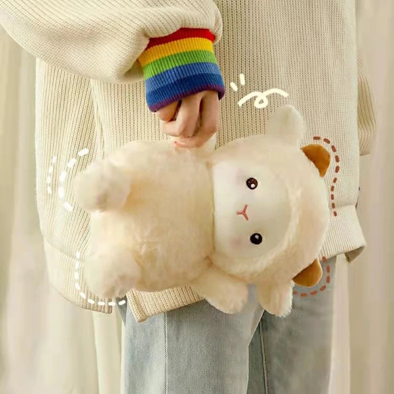 Toosly 25cm super bonito ovelha bonecas de pelúcia kawaii coelho alpaca brinquedos recheado macio animal travesseiro aniversário festa de casamento jogar brinquedos