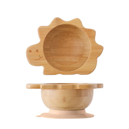 Conjunto de Talheres Infantil de Madeira da Toosly. Seguro, prático e divertido para a alimentação do seu bebê. Compre agora!
