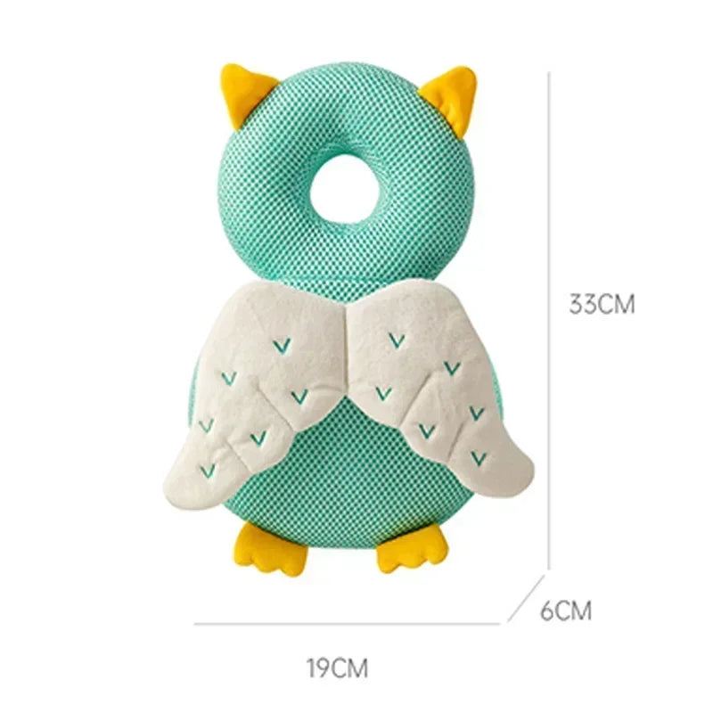 Toosly protetor de cabeça de bebê 1-3t, almofada de segurança para trás, prevenção de feridas, anjo, abelha, desenho animado, travesseiros de segurança, arnês protetor