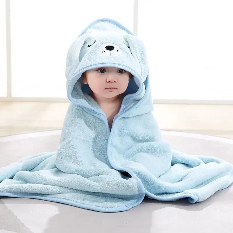 Toosly roupão de banho infantil, toalha de banho para meninos e meninas, cobertores com capuz, desenho animado, toalha de lã coral, cobertor para recém-nascidos, cama para crianças