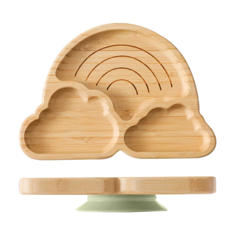 Conjunto de Talheres Infantil de Madeira da Toosly. Seguro, prático e divertido para a alimentação do seu bebê. Compre agora!