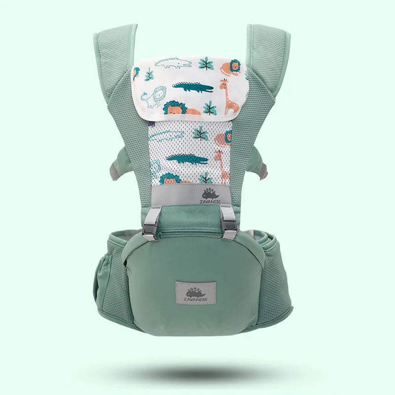 Toosly mochila ergonômica para carregar bebês de 0 a 48 meses, com assento quadril para recém-nascidos, multifuncional, envoltório para cintura, canguru