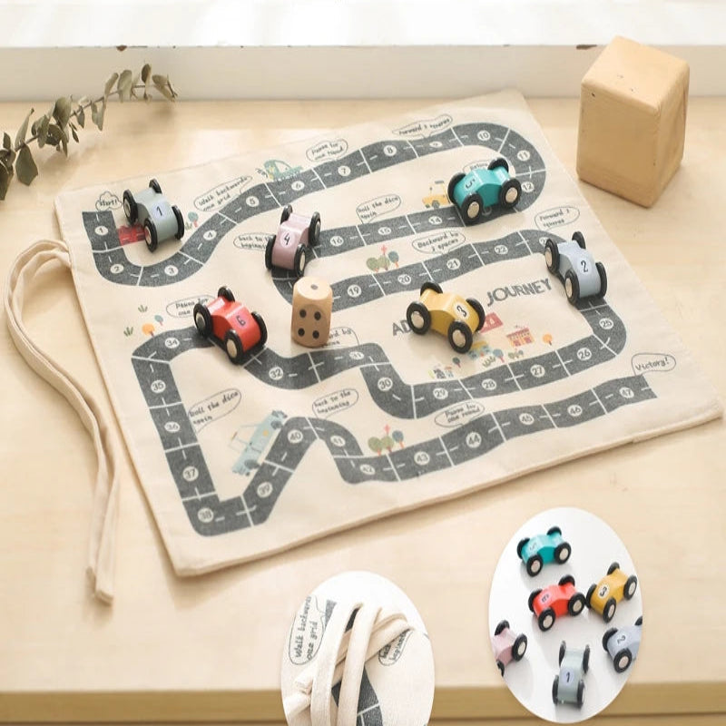 Toosly brinquedo de tráfego montessori das crianças 35*31 cm bebê cidade tráfego estrada mapa jogo carro de madeira brinquedo educativo presente dos desenhos animados cidade jogo do miúdo