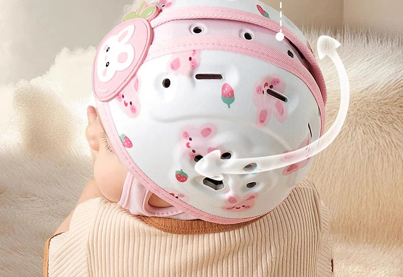 Toosly capacete de proteção 360 graus para bebês, capacete anti-queda ajustável, protetor de cabeça de criança, chapéus de proteção de segurança macios, aprender a andar