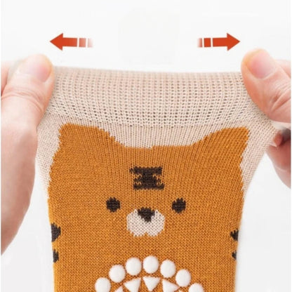 Toosly joelheira e meias de chão para bebê, almofada antiderrapante para bebês, crianças pequenas, protetor de meias, joelheira de segurança, meninas e meninos, 2 peças