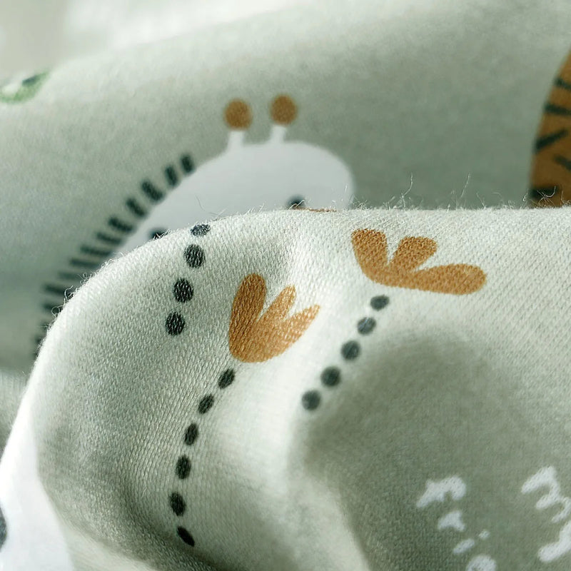 Toosly macacão infantil de estampa animal zoológico para bebê recém-nascido, bodysuit falso de duas peças com mangas curtas, casual, adorável
