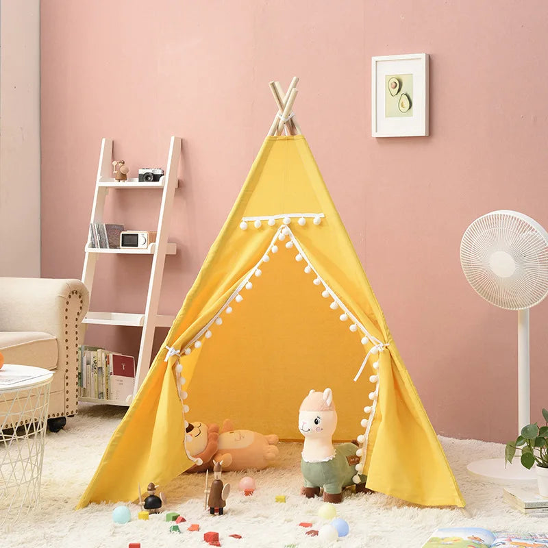 Toosly tenda 1.35/1.6m jogar casa wigwam para crianças tenda para crianças tenda tenda dobrável lavável tenda tenda para crianças