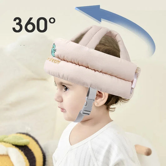 Toosly novo capacete de segurança do bebê cabeça proteção chapéu da criança anti-queda almofada crianças aprender a andar crash cap ajustável capacete de proteção