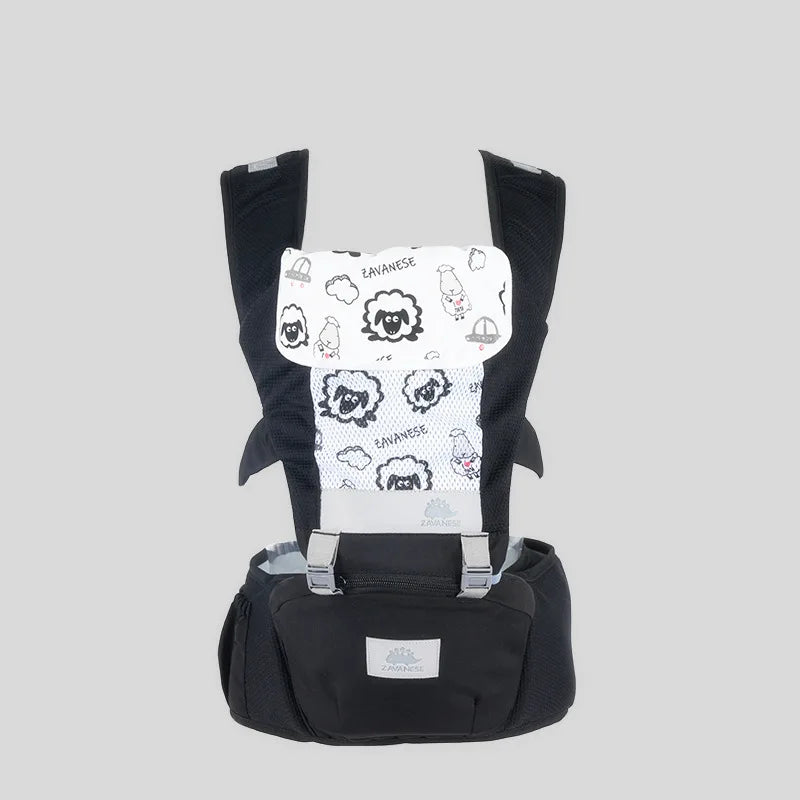 Toosly mochila ergonômica para carregar bebês de 0 a 48 meses, com assento quadril para recém-nascidos, multifuncional, envoltório para cintura, canguru