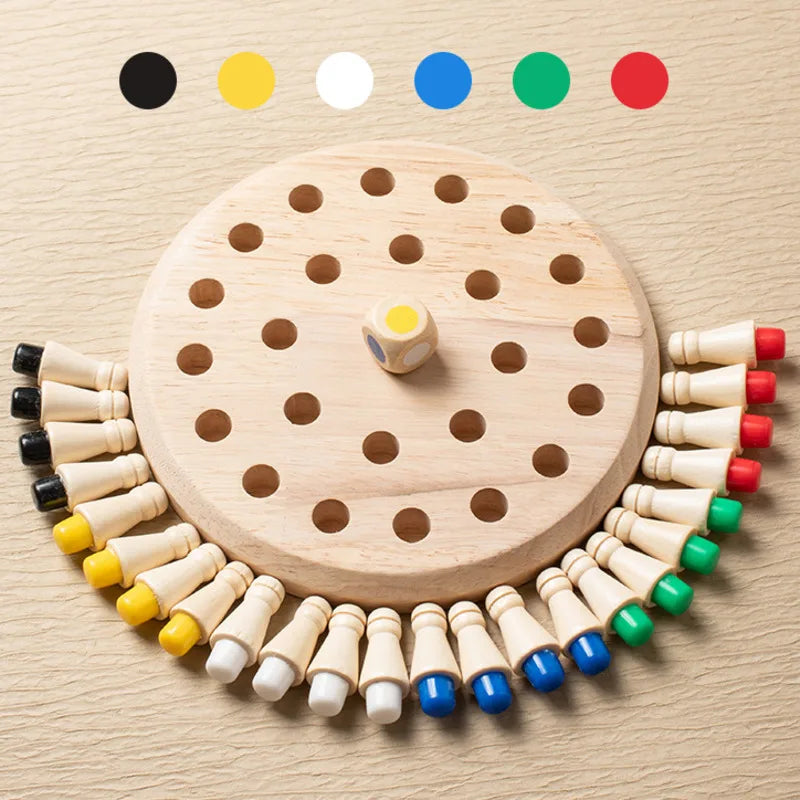Jogo de Memória Montessoriano em Madeira