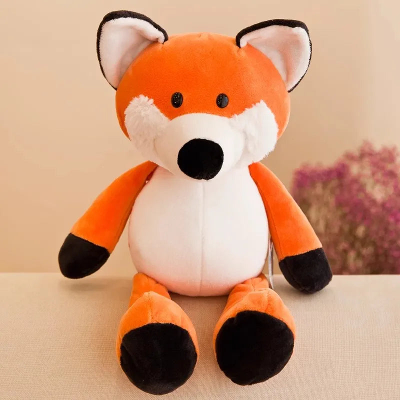 Toosly animais de pelúcia brinquedos bonecas macias selva leão elefante tigre cão raposa macaco veado crianças presente bebê crianças brinquedos