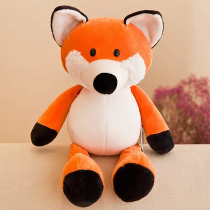 Toosly animais de pelúcia brinquedos bonecas macias selva leão elefante tigre cão raposa macaco veado crianças presente bebê crianças brinquedos