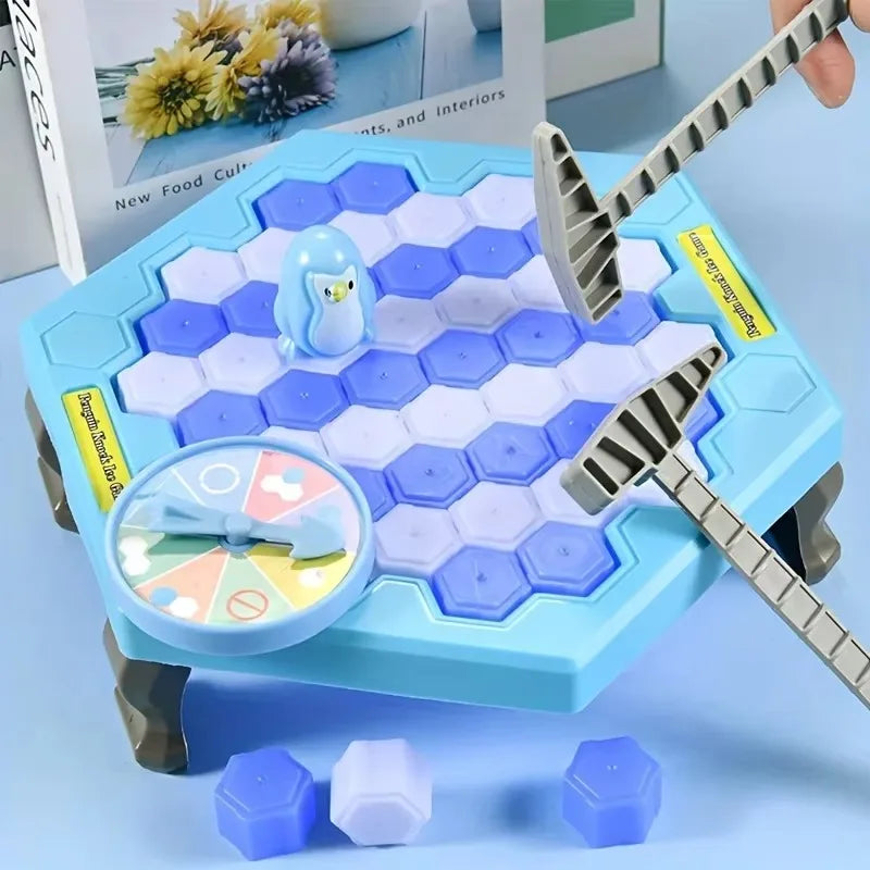 Jogo Pinguim Quebra-Gelo - Teste sua estratégia sem deixar o pinguim cair!