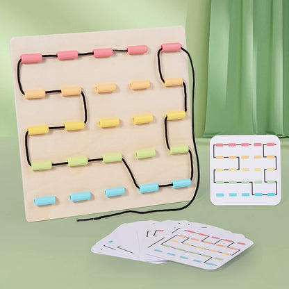 Toosly brinquedo de corda divertido e educacional, treinamento de coordenação mão-olho, jogo de iluminação de educação infantil para bebês 3+
